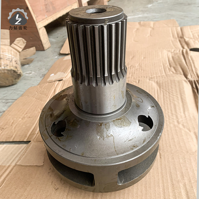 Excavador rotatorio Final Drive Parts del oscilación de la cabeza E200B de la seta del eje del piñón de impulsión del diente
